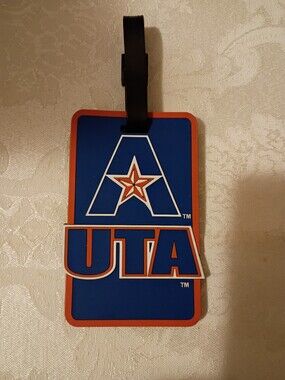 🐎University of Texas At Arlington UTA Blue & Orange Luggage Tag NWOT💙🧡